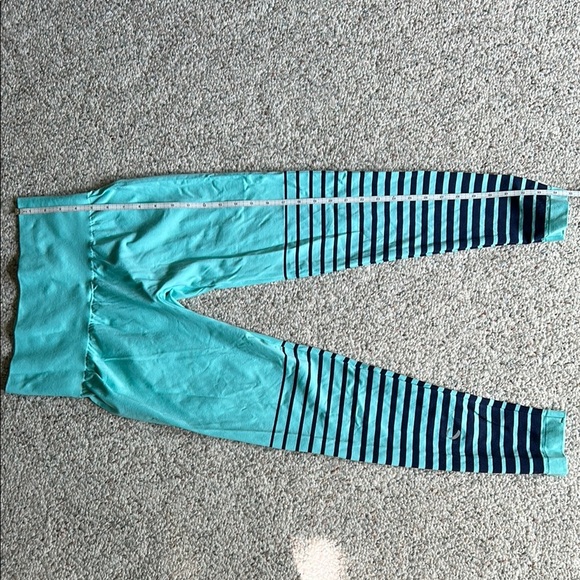 Climawear Blue Leggings High-Waisted Gradient Design - Picture 7 of 8